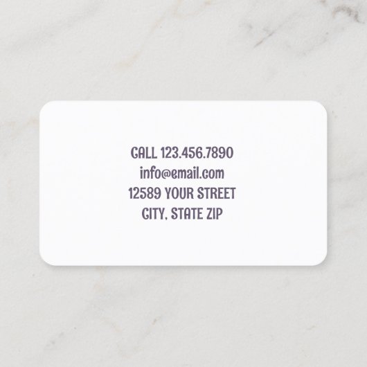 薬剤師医療 名刺 (裏面)