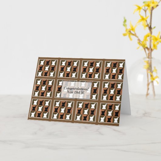 薬剤師卒業カードll カード (黄色い花)