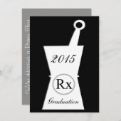 薬剤師卒業党招待状#38 招待状 (正面/裏面)