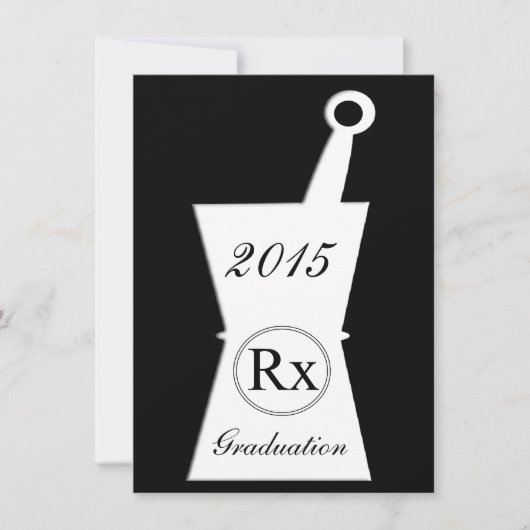 薬剤師卒業党招待状#38 招待状 (正面)