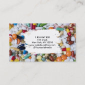 薬剤師名刺 名刺 (裏面)