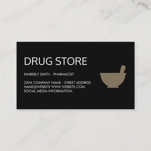 薬剤師名刺 名刺 (正面)