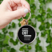 薬剤師定義おもしろいギフトクラシック キーホルダー (手)