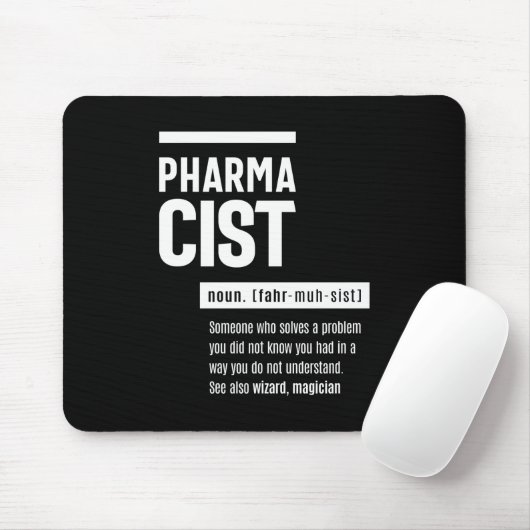 薬剤師定義おもしろいギフトクラシック マウスパッド (マウス)