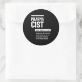 薬剤師定義おもしろいギフトクラシック ラウンドシール (バッグ)