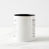 薬剤師定義マグ カスタムギフト 卒業生へのプレゼント ツートーンマグカップ (中央)