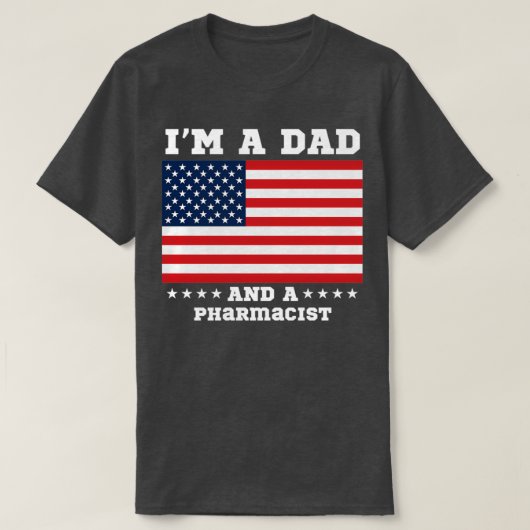 薬剤師引用文薬剤師愛好家の父の日Ix27 Tシャツ (デザイン正面)