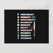 薬剤師引用文薬剤師薬剤師薬剤師 ポストカード (正面)