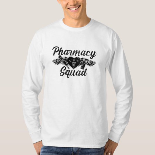 薬剤師技術薬局分隊 Tシャツ (正面)