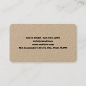 薬剤師投薬クラフト 名刺 (裏面)