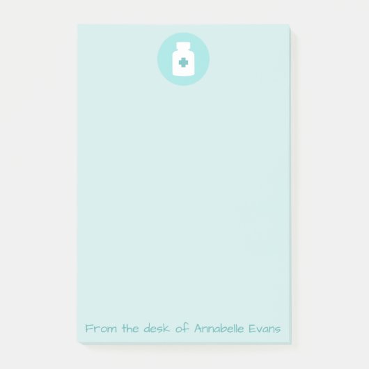 薬剤師瓶詰め薬 ポストイット (正面)