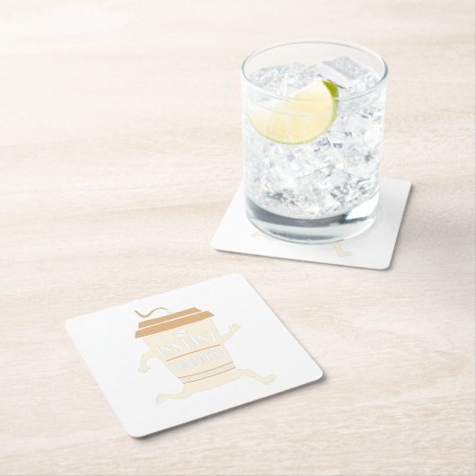 薬剤師職|薬局薬剤師の贈り物 スクエアペーパーコースター (インサイチュ)