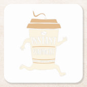 薬剤師職|薬局薬剤師の贈り物 スクエアペーパーコースター (正面)