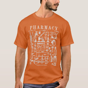 薬剤師薬剤師ツールヴィンテージパテン Tシャツ