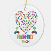 薬剤師薬剤師 セラミックオーナメント (左)