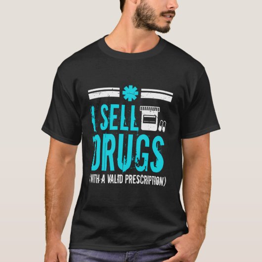 薬剤師薬学テクおもしろいファーmd学生ギフト tシャツ (正面)