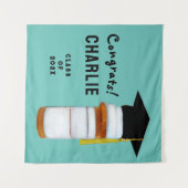 薬剤師薬学院卒業パーティバナー タペストリー (正面(横))