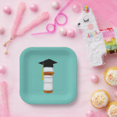 薬剤師薬学院卒業 ペーパープレート (パーティー)