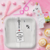 薬剤師薬学院卒業 ペーパープレート (パーティー)