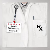 薬剤師薬学院卒業 ポスター (正面)