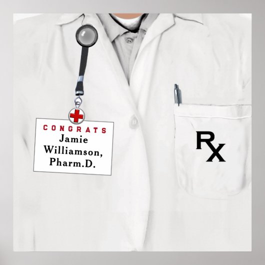 薬剤師薬学院卒業 ポスター (正面)