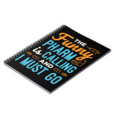 薬剤師薬局テックおもしろいアームが電話 ノートブック (左側)