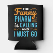 薬剤師薬局テックおもしろいアームが電話 缶クーラー (裏面)