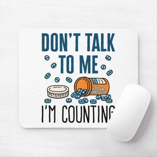 薬剤師薬局技術が私が数えている話をしない マウスパッド (マウス)