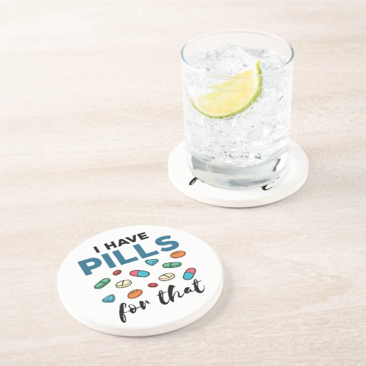 薬剤師薬局技術その薬がある コースター (側面)