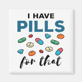 薬剤師薬局技術その薬がある マグネット (正面)