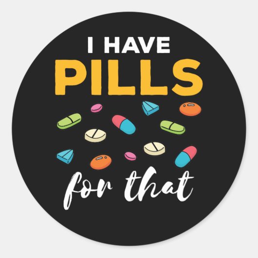 薬剤師薬局技術その薬がある ラウンドシール (正面)