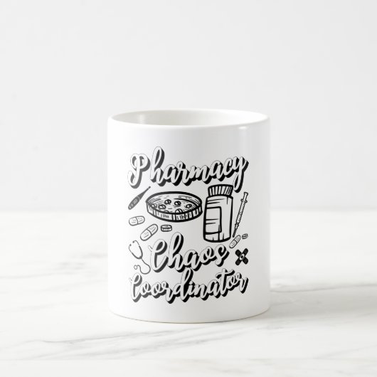 薬剤師薬局混沌コーディネーター コーヒーマグカップ (中央)