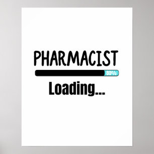 薬剤師装荷Tシャツ ポスター