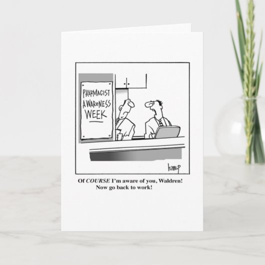 薬剤師認識度週 カード (正面)
