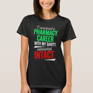 薬剤師退職したキャリア薬局退職 Tシャツ