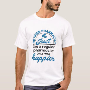 薬剤師退職した薬局退職より幸福 Tシャツ