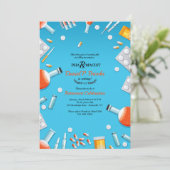 薬剤師退職パーティの招待状 招待状 (スタンド正面)