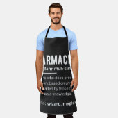 薬剤師 エプロン (着用した状態)