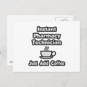 薬剤師…コーヒーの追加のみ ポストカード (正面/裏面)
