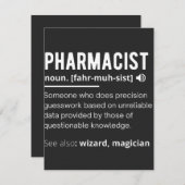 薬剤師 サンキューカード (正面/裏面)