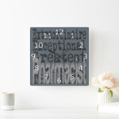 薬剤師 スクエア壁時計 (ホーム)