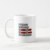 薬剤師…パッケージの合計 コーヒーマグカップ (左)