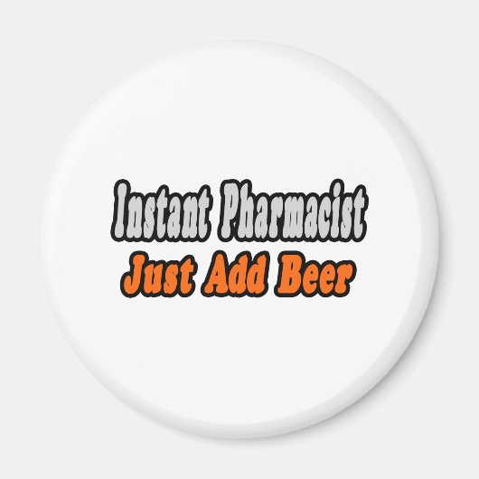 薬剤師…ビールの追加 マグネット (正面)
