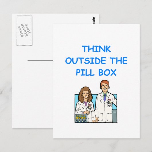 薬剤師 ポストカード (正面/裏面)