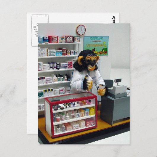 薬剤師 ポストカード (正面/裏面)