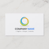 薬剤師 – モダン球体 名刺 (裏面)