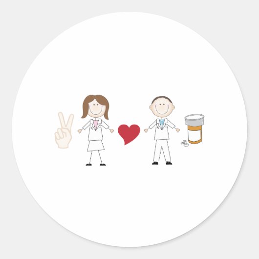 薬剤師 ラウンドシール (正面)