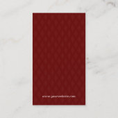 薬剤師 – ヴィンテージレトロ スタイリッシュ 名刺 (裏面)