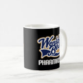 薬剤師(世界のベスト)のためのギフトのアイディア コーヒーマグカップ (正面右)