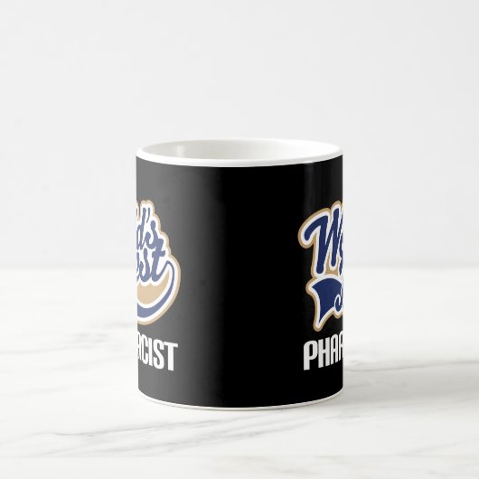 薬剤師(世界のベスト)のためのギフトのアイディア コーヒーマグカップ (中央)